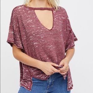 We the Free maroon Jordan Tee